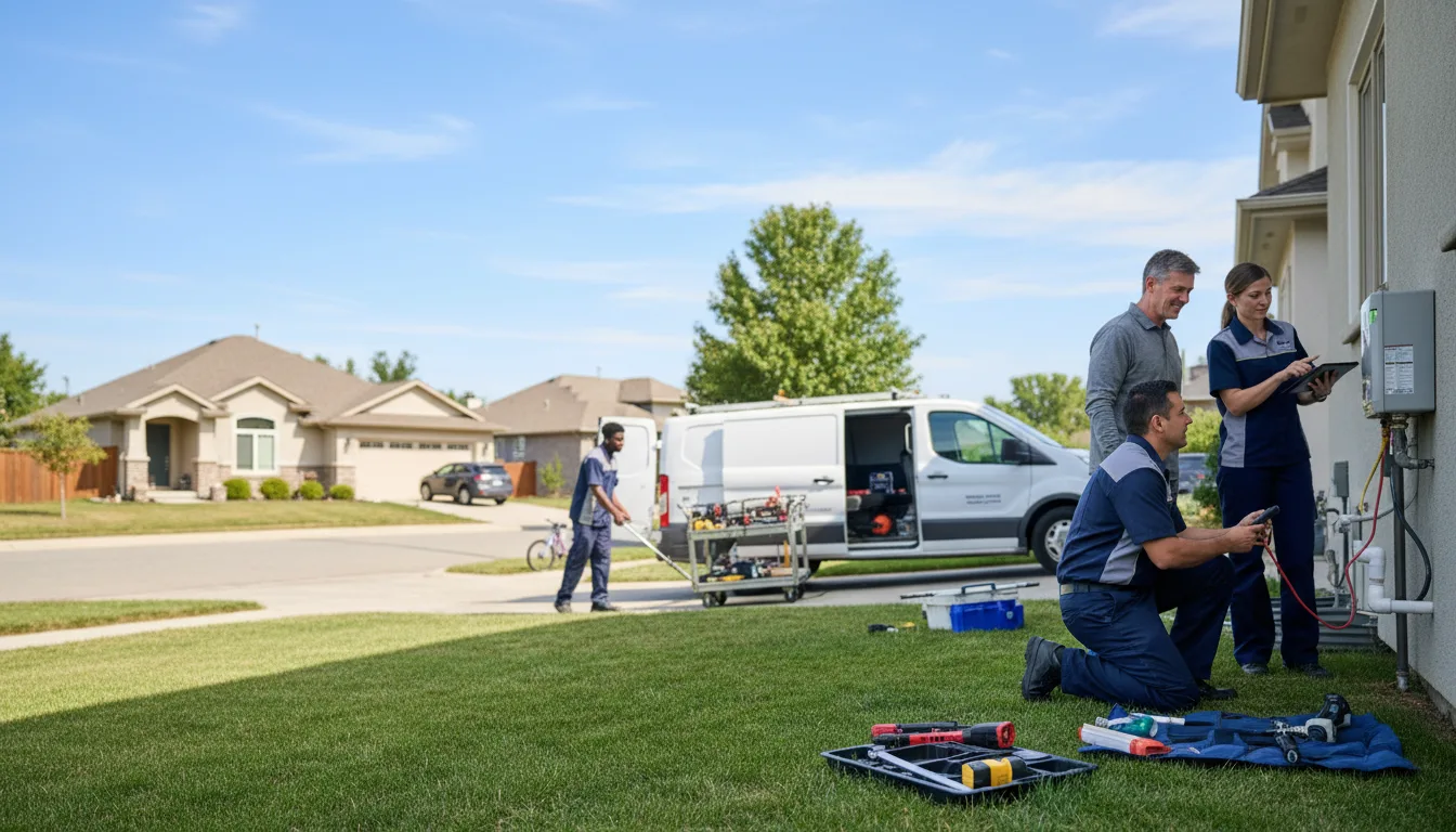 Tankless water heater service in Helena, OH